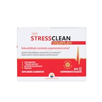StressClean Complex, Sun Wave Pharma, Ashwagandha pentru stres, Bacopa, Nardostachys, 60 comprimate