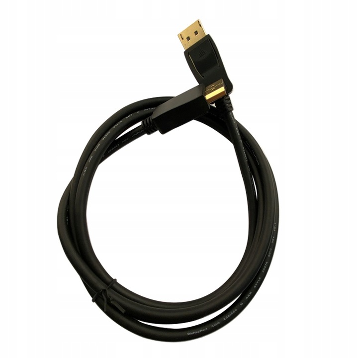 Displayport kábel, PAWONIK, 2m, 4K/240Hz, fekete
