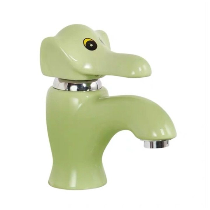 Смесител за мивка Blackswan тип M289 Слон, зелен, размер 16 см