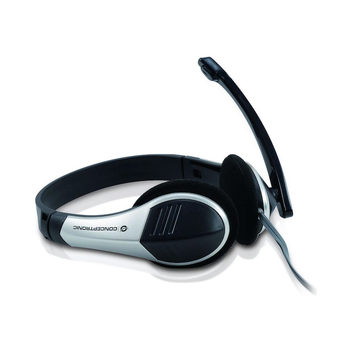 Casti PC, Gembird, BHP-LED-02-W, stereo, alb, cu microfon, acumulator 6 ore, cablu audio 3,5 mm