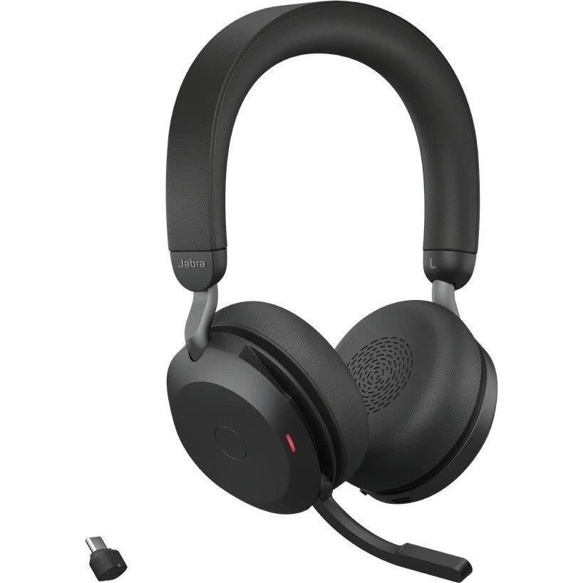 Casti Jabra Evolve2 75 Link380c UC cu microfon 27599-989-889, Negru