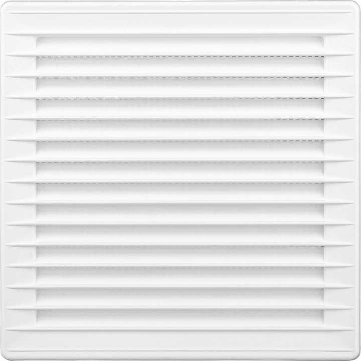 Мрежеста вентилационна решетка, airRoxy, 170 x 170, бяла