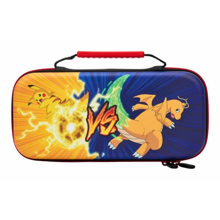 Carcasa de protectie pentru consola PowerA Nintendo Switch/Lite/OLED Pikachu vs. Dragonite