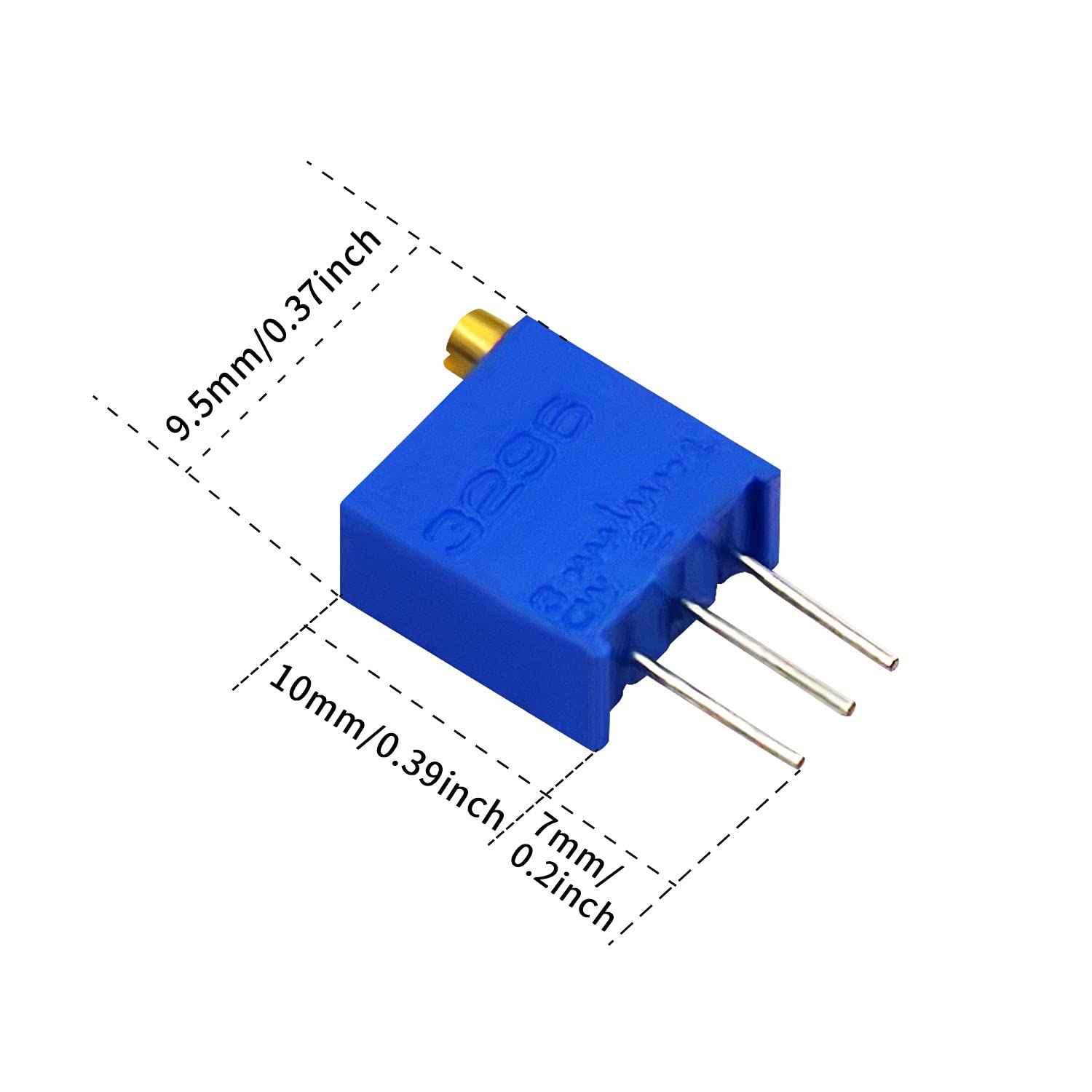 3296W trimmer potméter 10K ohm - eMAG.hu