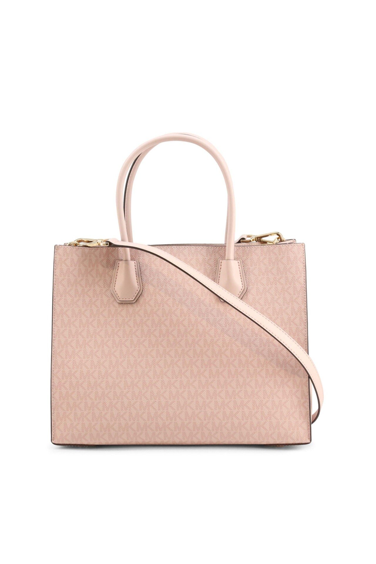 Geanta de mana, Casual, Roz, Piele naturala, 22x20x10 cm, Michael Kors ...