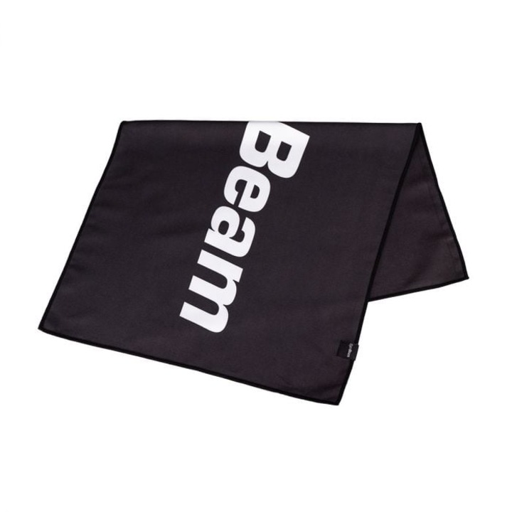 GymBeam - Mini gyorsan száradó fekete sporttörölköző