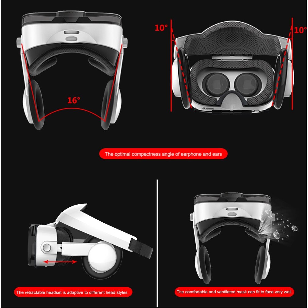 Virtuális valóság szemüveg, Fiit VR 3F modell, 4-6.3 hüvelykes ...