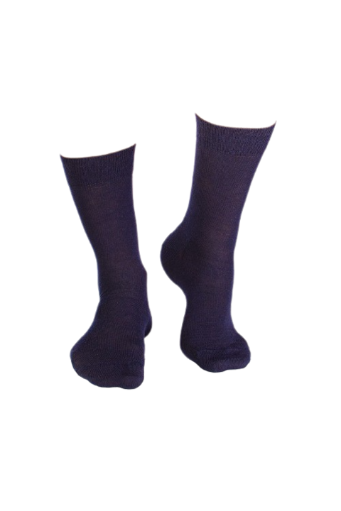 Фини вълнени чорапи в тъмносини цветове
