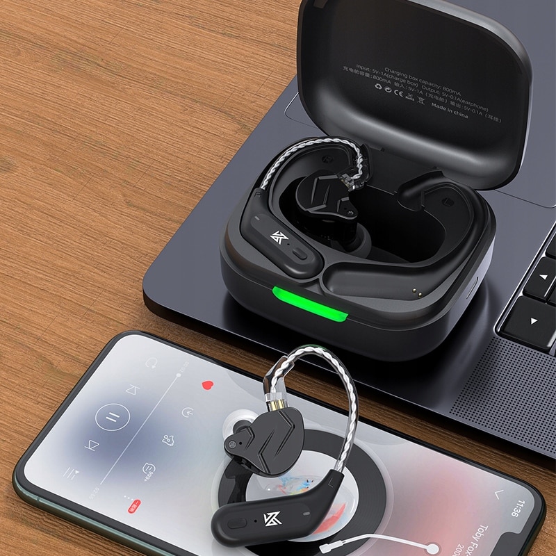 Casti wireless, KZ, Bluetooth, Negru