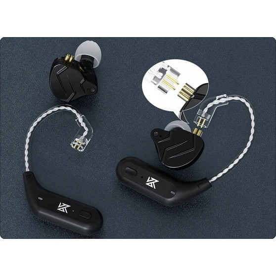 Casti wireless, KZ, Bluetooth, Negru