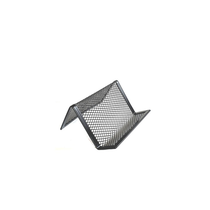 Suport metalic pentru carti de vizita, STAR-LINE, negru