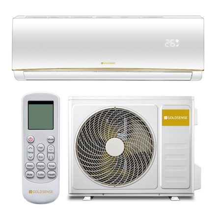 Aparat de aer conditionat GOLDSENSE Elite 9000 BTU, Inverter, Clasa energetica A++/ A+, WIFI inclus, filtru carbon, auto curatare, Kit de instalare inclus