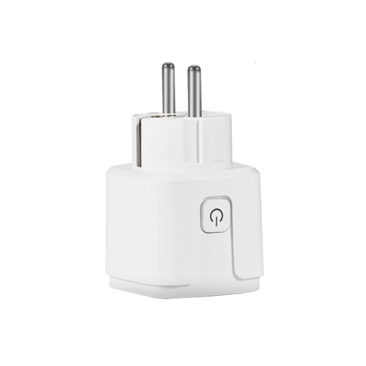 Смарт контакт с Wi-Fi, мониторинг на консумацията на енергия, Bass Polska 15560