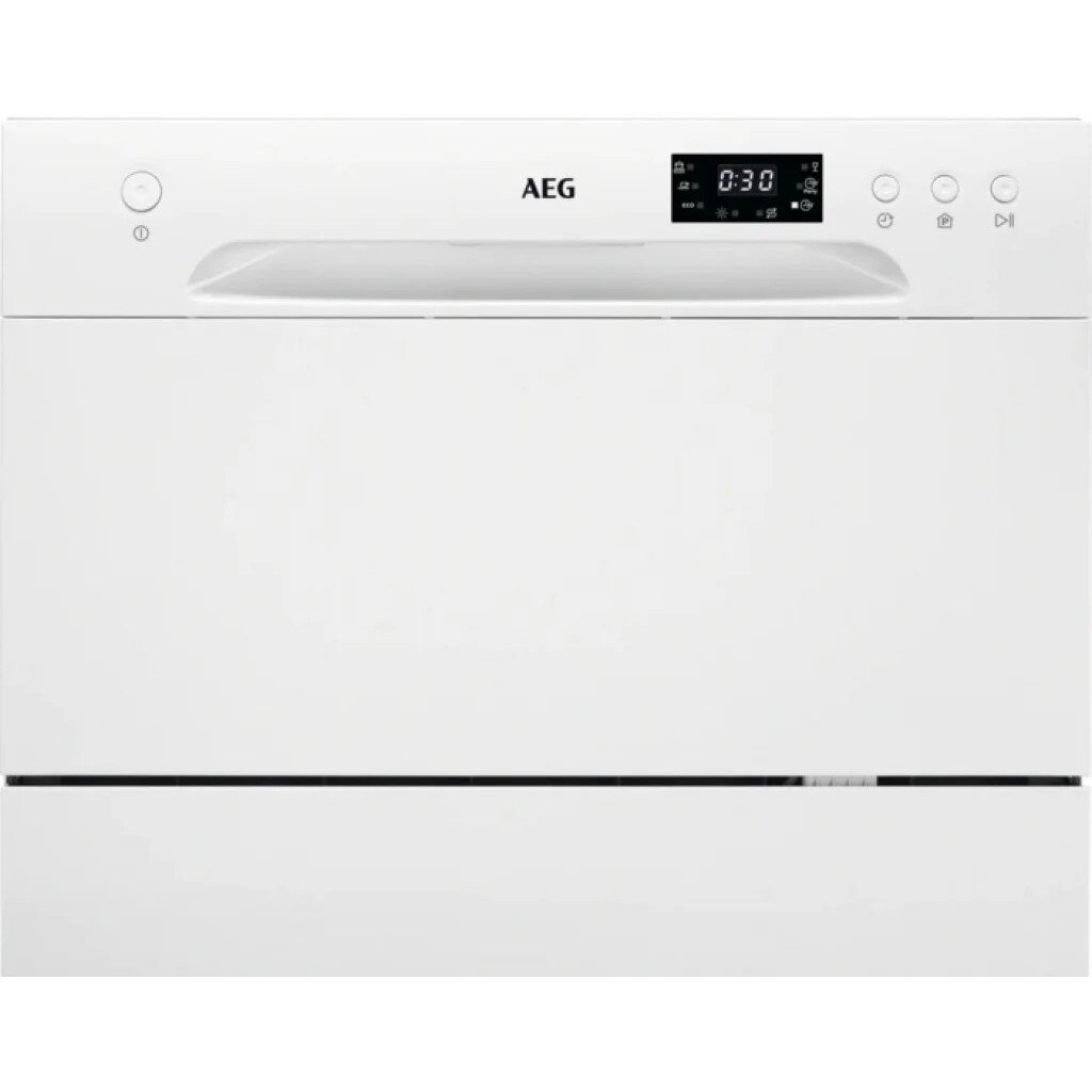 Masina de spalat vase incorporabila AEG FFB21200CW, 6 seturi, 6 programe, clasa F, Alba