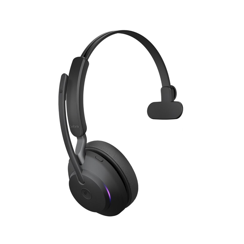 Casti cu microfon Jabra Evolve2 65 MS Mono, USB, Fara Stand, Negru