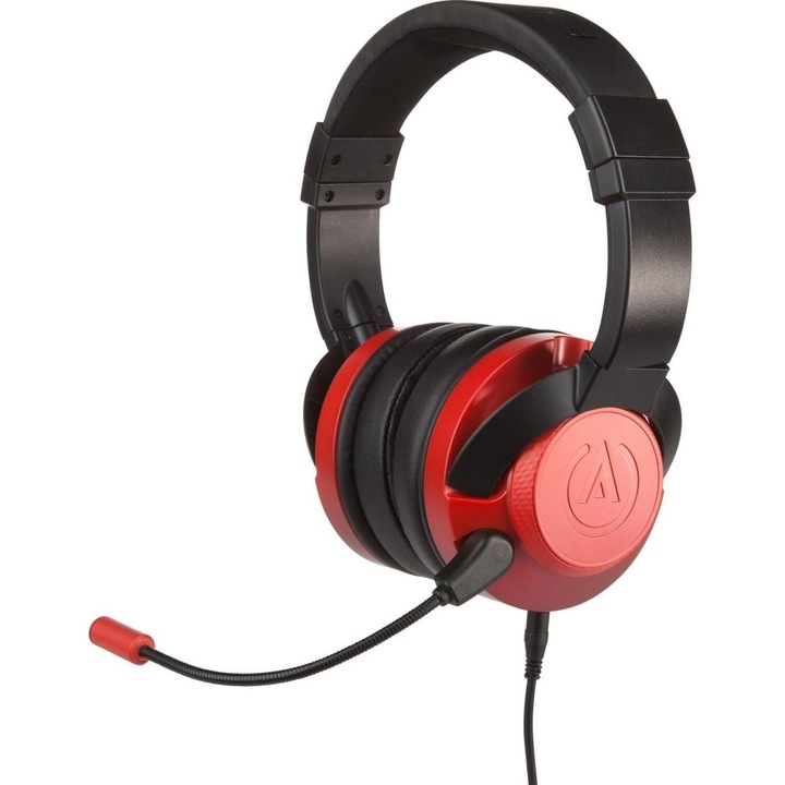 Casti PowerA Fusion Crimson Fade 1512376-01, Rosu