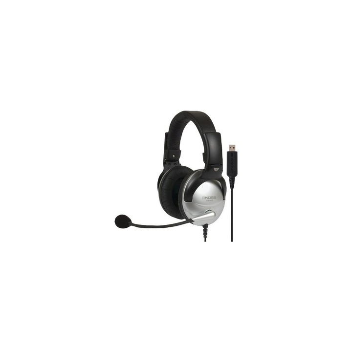 Слушалки Koss SB45 с микрофон SB45USB, сребристи