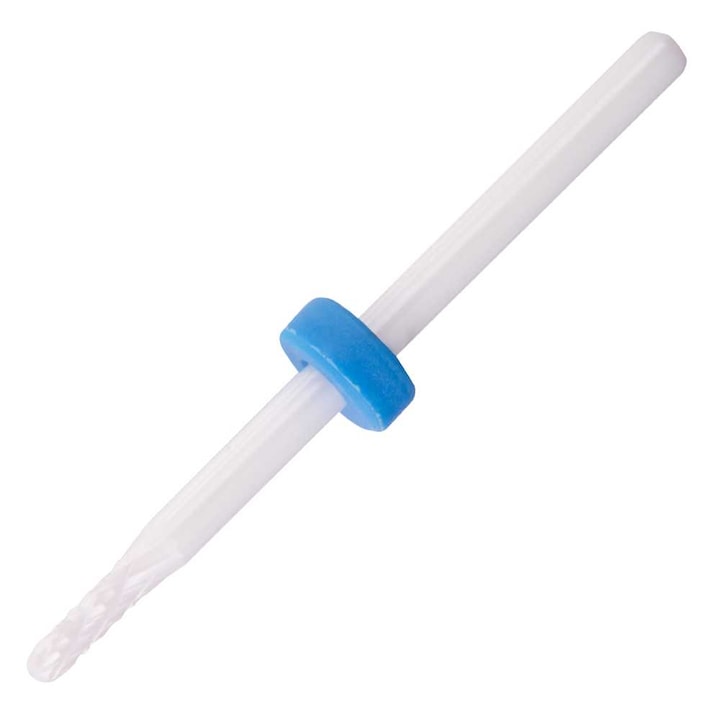 Accesoriu cuticule, Molly Lac, 3/32", Alb/Albastru