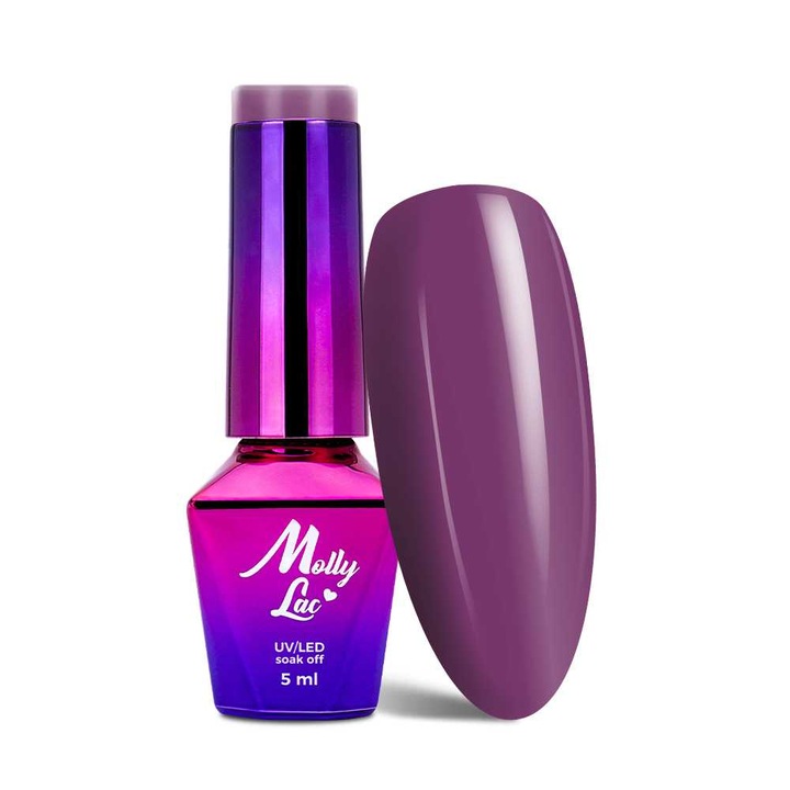 Lac de unghii, Molly Lac, 5 ml, No.492, Violet