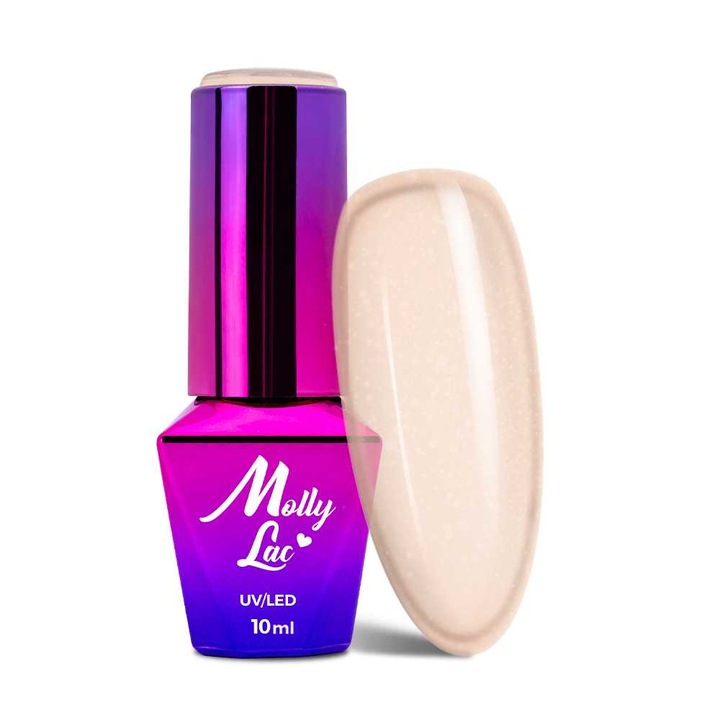 Oja semipermanenta, MollyLac, BonBons Vanilla Shake, 10 ml, Nr. 454