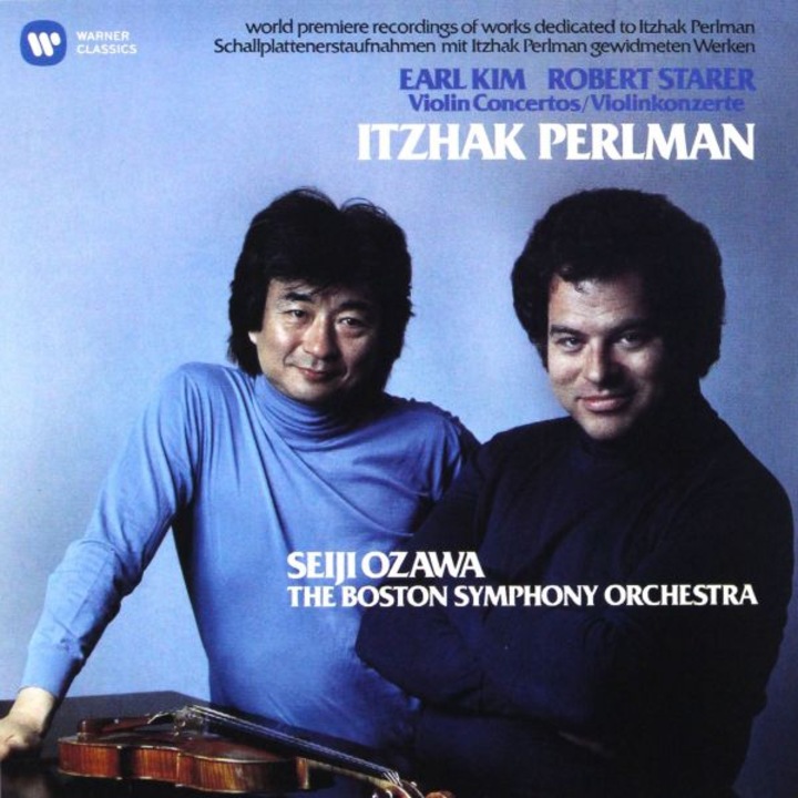 Perlman/Ozawa/Boston Symphony Orchestra: Kim, Starer: Violin Concertos [CD]