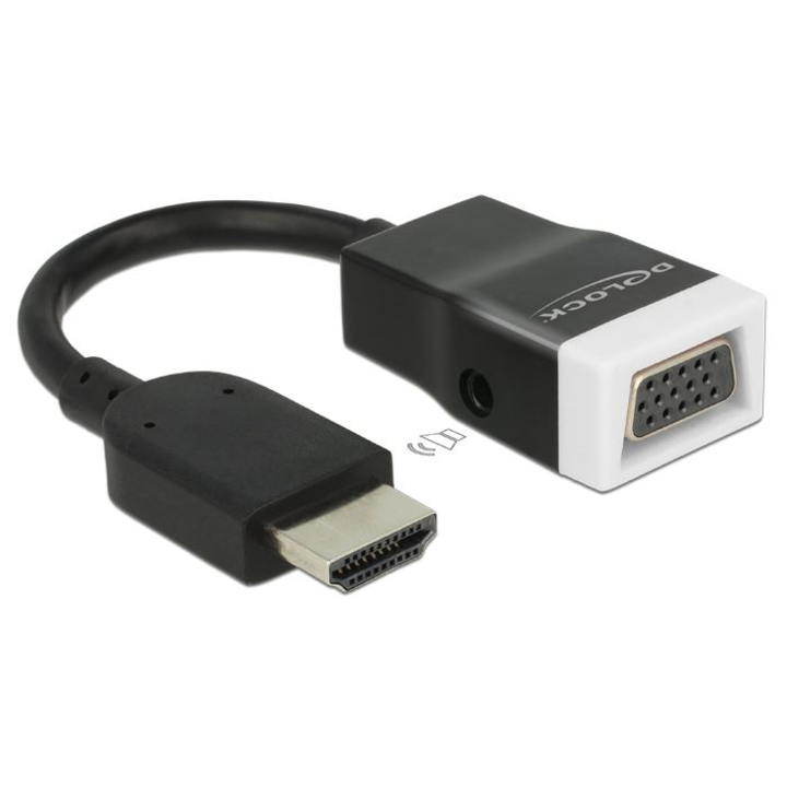 DeLock Adapter HDMI-A male > VGA female with Audio, Speciális átalakító