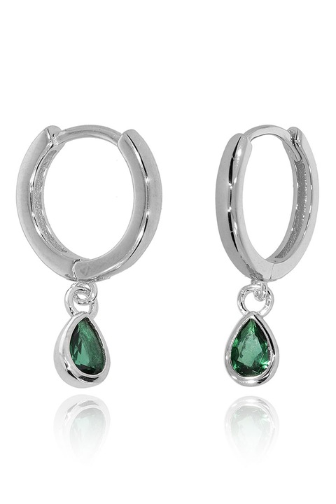 Steliani, Cercei din argint veritabil cu zirconia, Argintiu