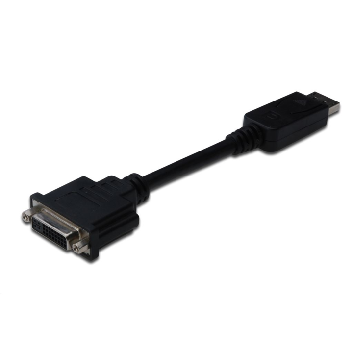 Преходник ASSMANN AK-340409-001-S, DisplayPort M - DVI F, 0.15 м