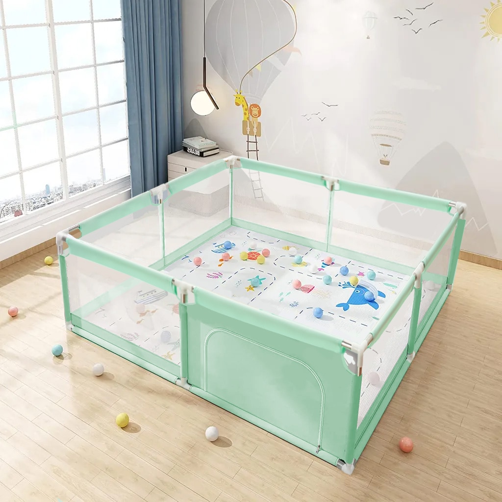 Baba járóka, BIOBY, 128x128x66cm, könnyen összeszerelhető és ...