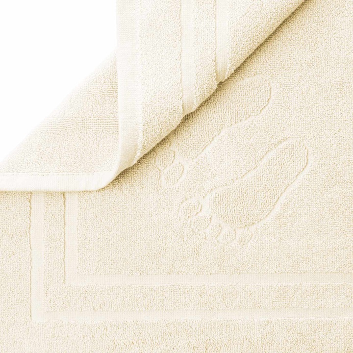 Covor baie, Bumbac, 50x70 cm, 650g/m2, Ecru
