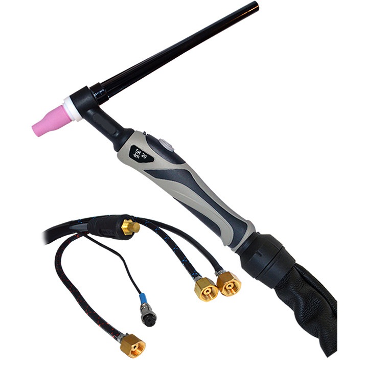 Euro TIG SR-20 AWI hegesztőpisztoly vízhűtéses BŐR /4m