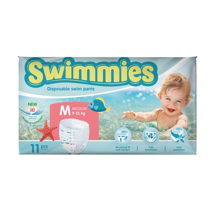 Swimmies Medium úszópelenka, 11db