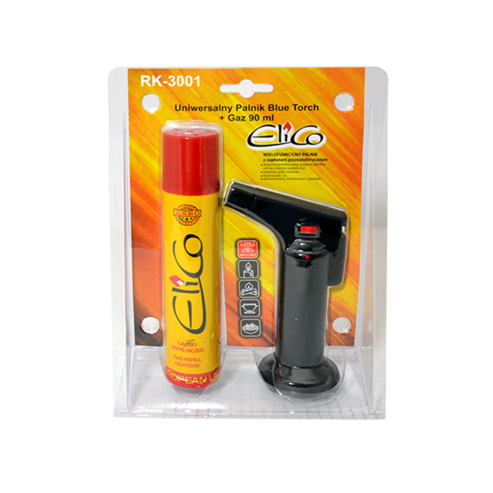 Univerzális égőkészlet + gáz, Elico, 90 ml