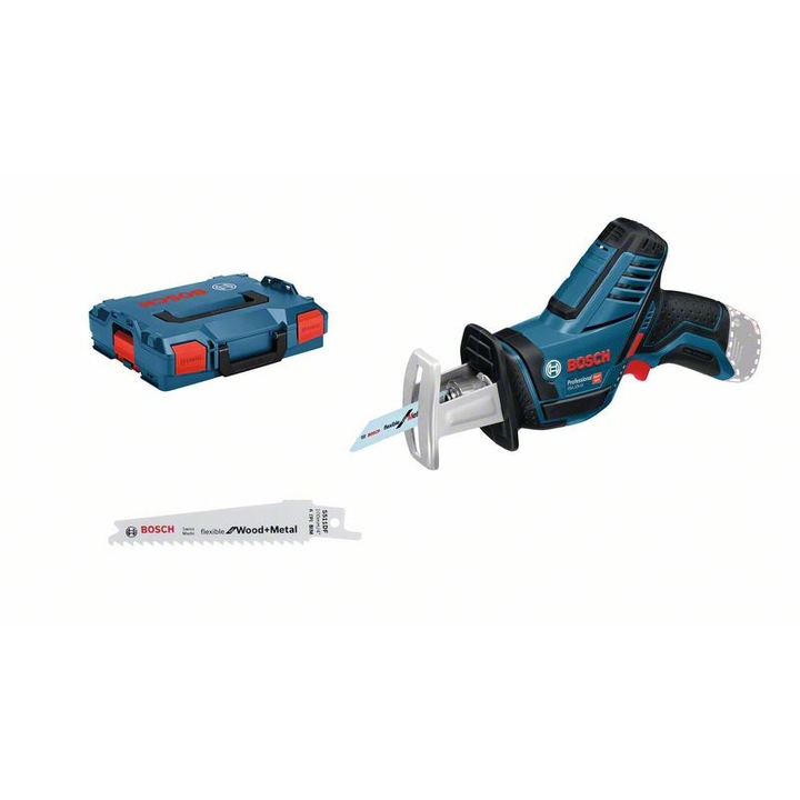 Fierastrau, Bosch, 12 V, 14.5 mm, Negru/Albastru