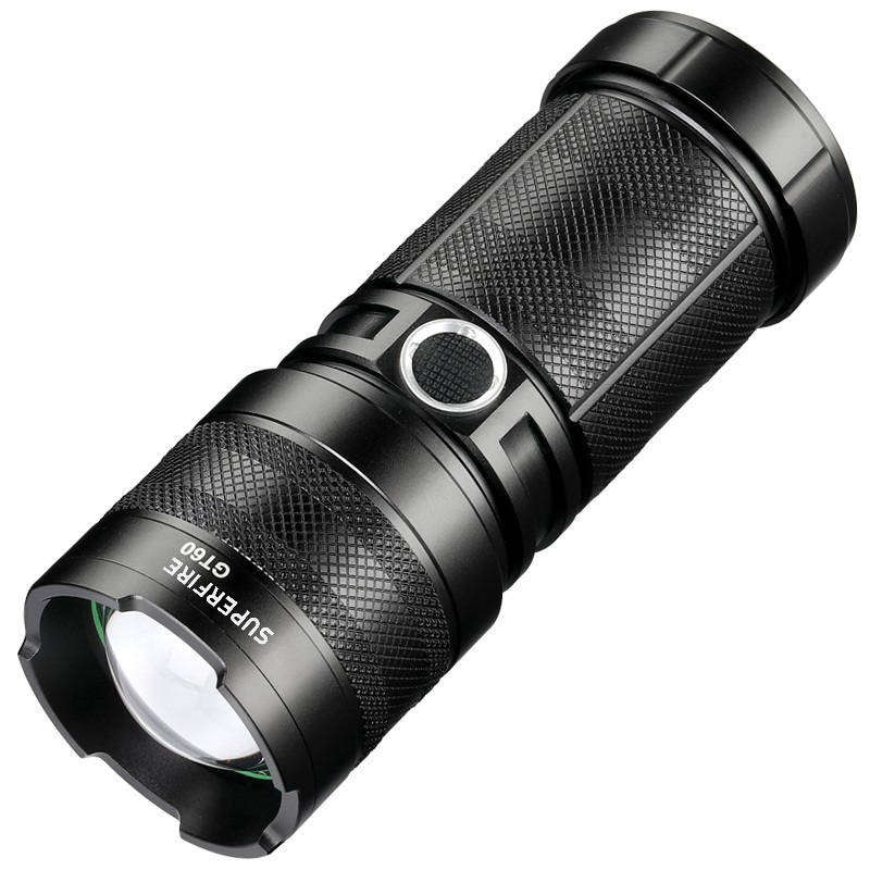 Lanterna LED SupFire X60-T, cu Zoom, 36W, 3000 lm, 3400 mAh