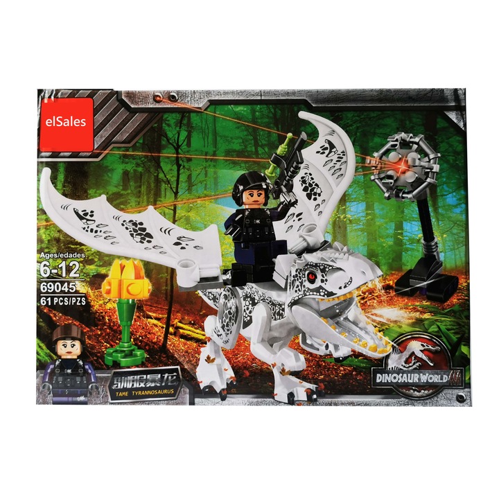 Set de constructie elSales ELS-69045-2, 61 piese, multicolor