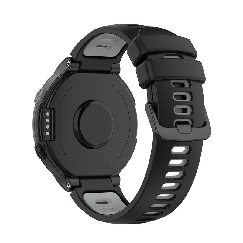 Каишка, За Garmin Forerunner 220/230/235/620/630/735XT, Черен/Сив eMAG.bg