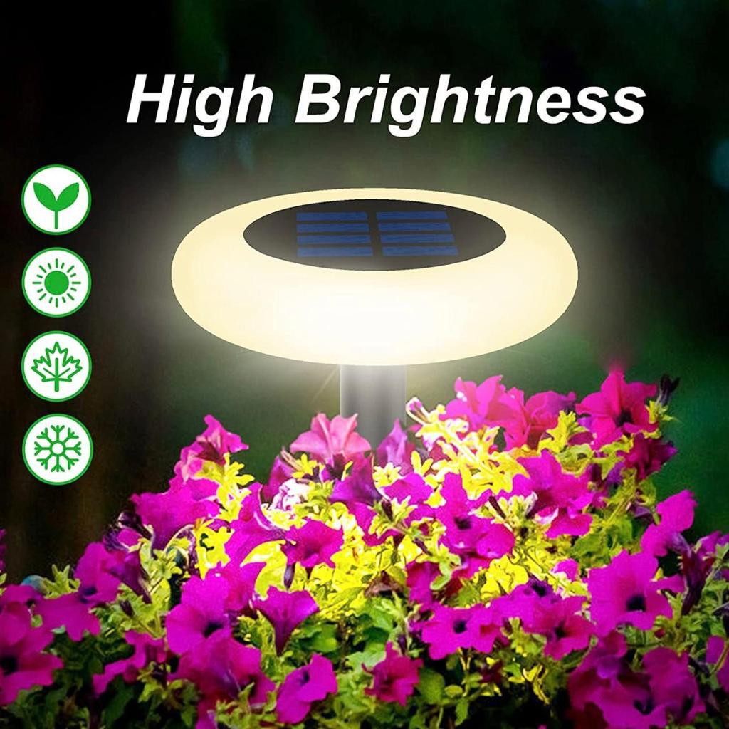 Set 6 lampi solare de exterior Lagos, RGB, telecomanda, panou solar 2V ...