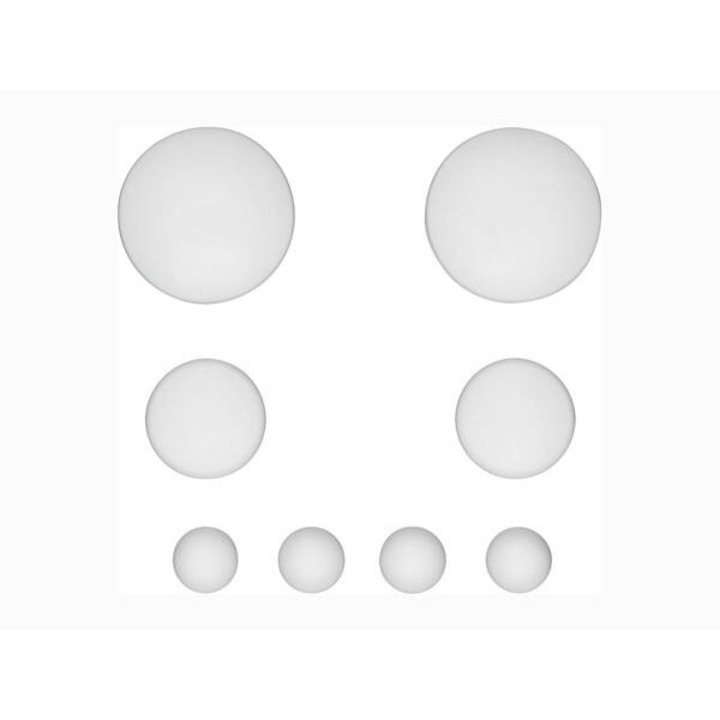 Opritor pentru usa cu dimensiuni diferite, 8 bucati, White