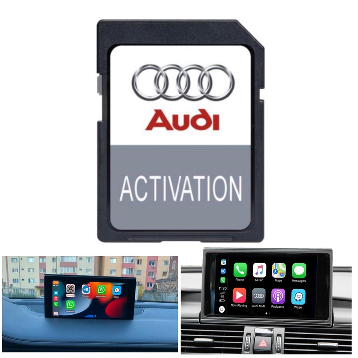 SD Card Audi activare Carplay si Android Auto A4, A5, A6, A7, Q5