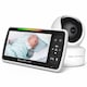 Бебефон с видео-аудио камера за безжично наблюдение на бебета VisionHub, 5-инчов LCD цветен екран, Наблюдение на температурата, Приспивни песни, Нощно виждане