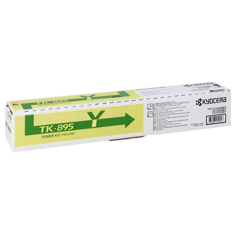 Toner original TK-895Y Yellow, pentru Kyocera FS-8020MFP, FS-8030MFP, FS-8520MFP
