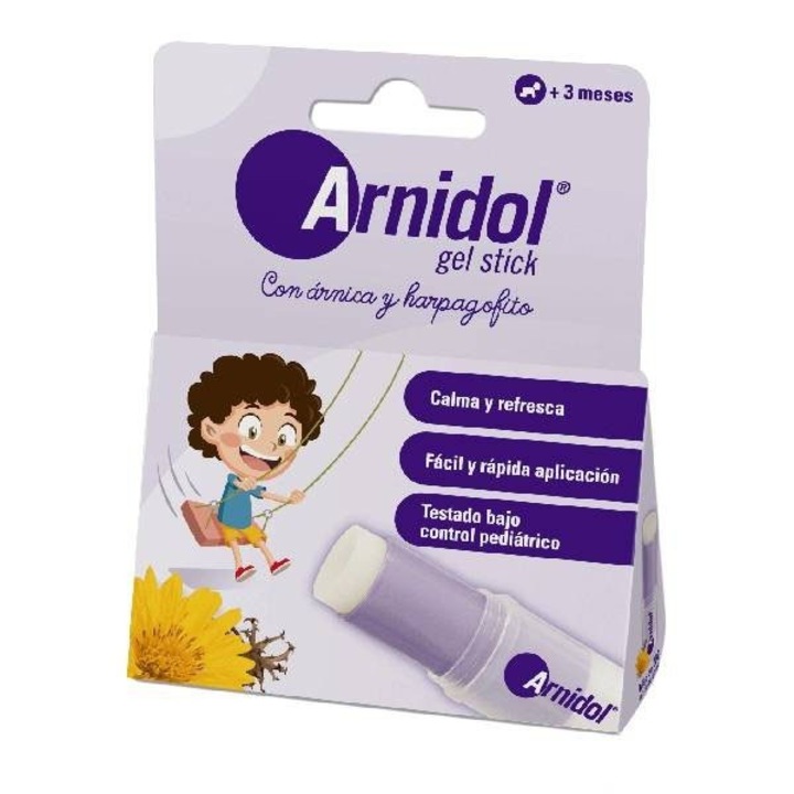 Gel stick cu arnica care alina, raceste si reduce inflamatia pielii copiilor, Arnidol, 15 ml