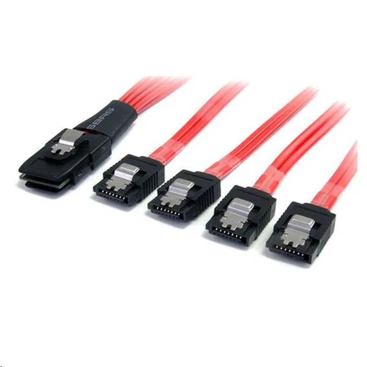 StarTech.com SAS -> 4x SATA kábel piros (SAS8087S450) (SAS8087S450)