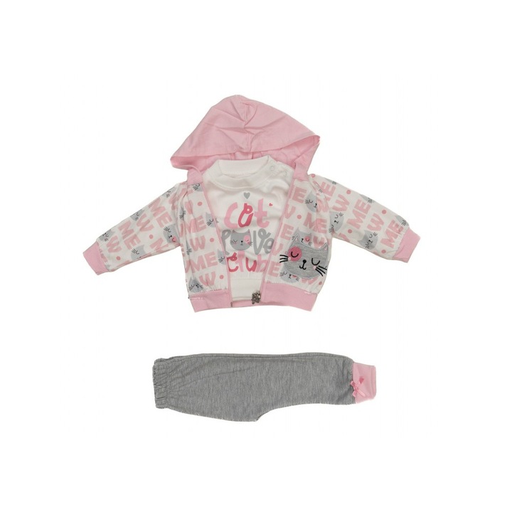 Trening Roz Deschis Cat Babihi 571, 3 Piese, Roz deschis