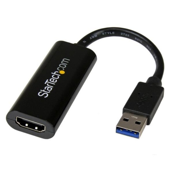 Адаптер за HDMI видео карта, Startech, USB 3.0, черен