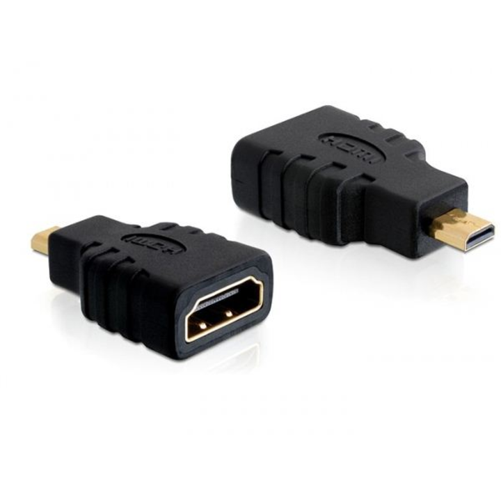 Адаптер Delock, High Speed Adapter HDMI, Micro D Dad> The Nut
