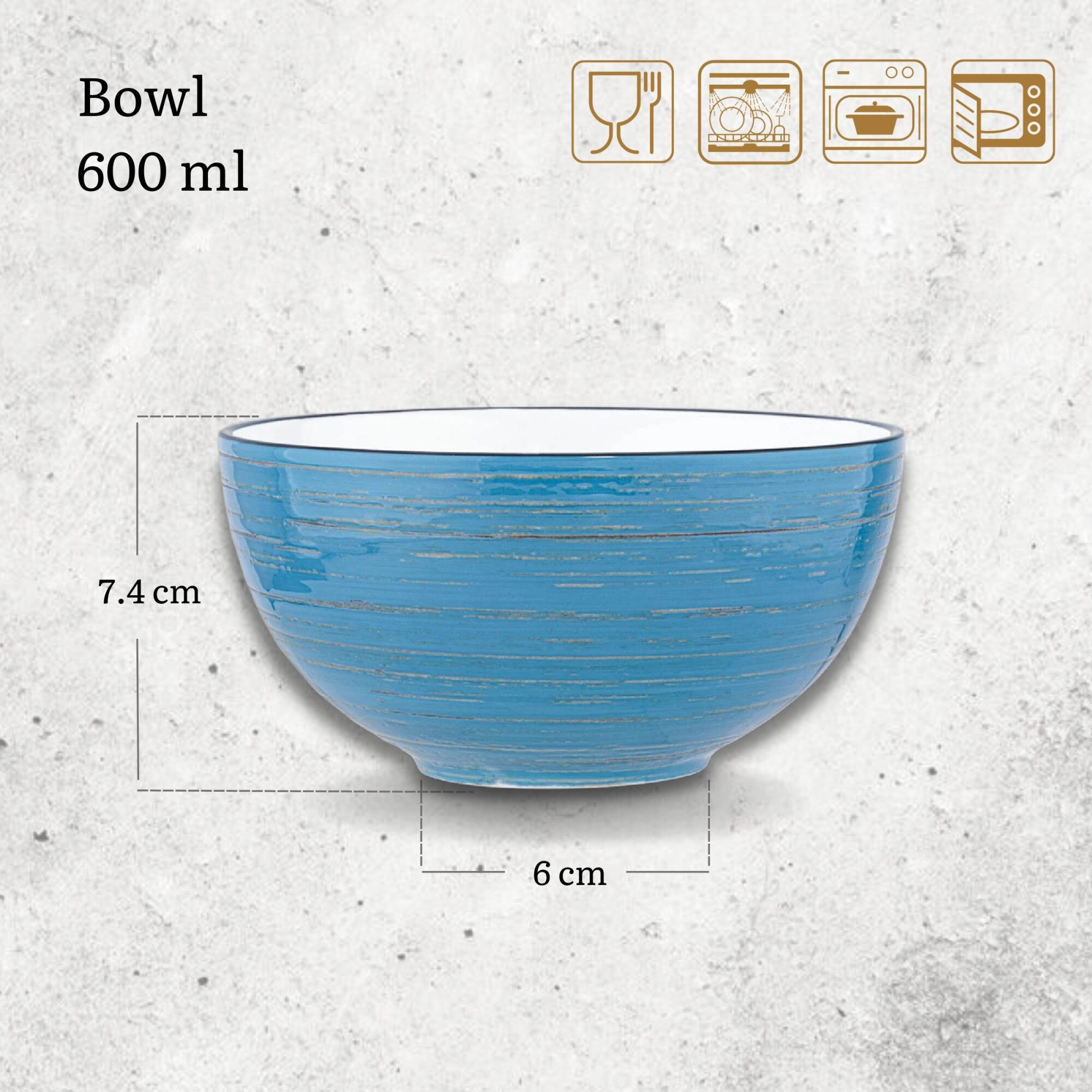 Bol Jetable écologique En Feuille D'arec - 7 Pouces (600 Ml), Compostable, Micro-ondes, Pour Salades Et Fêtes