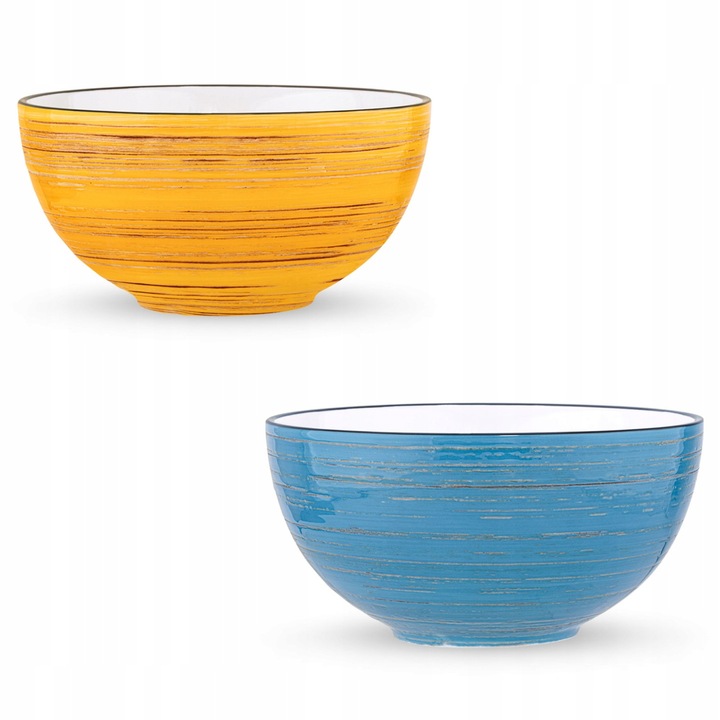 2db salátástál készlet, WILMAX, 19 cm 1700 ml, porcelán