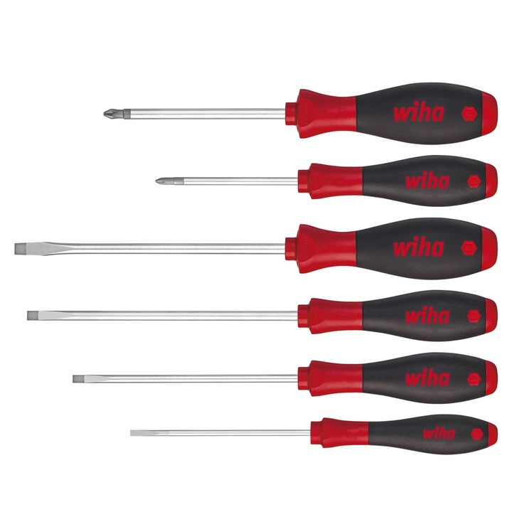 Set surubelnite Wiha SOFTFINISH, SL/PH, 6 bucati